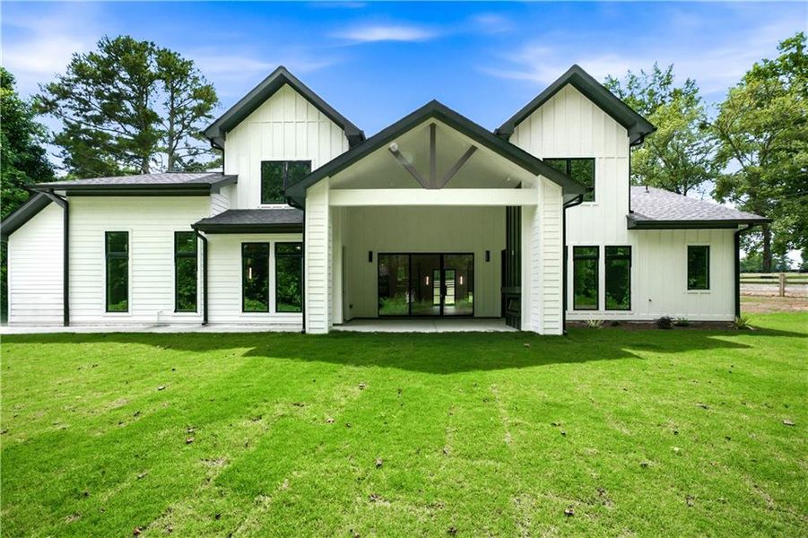 Exterior details and patio area of a home in , Cumming (Image 4). Exterior details and patio area of a home in , Cumming (Image 4).