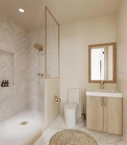 Furnished interior view inside a new home in , St. Petersburg (Image 3).