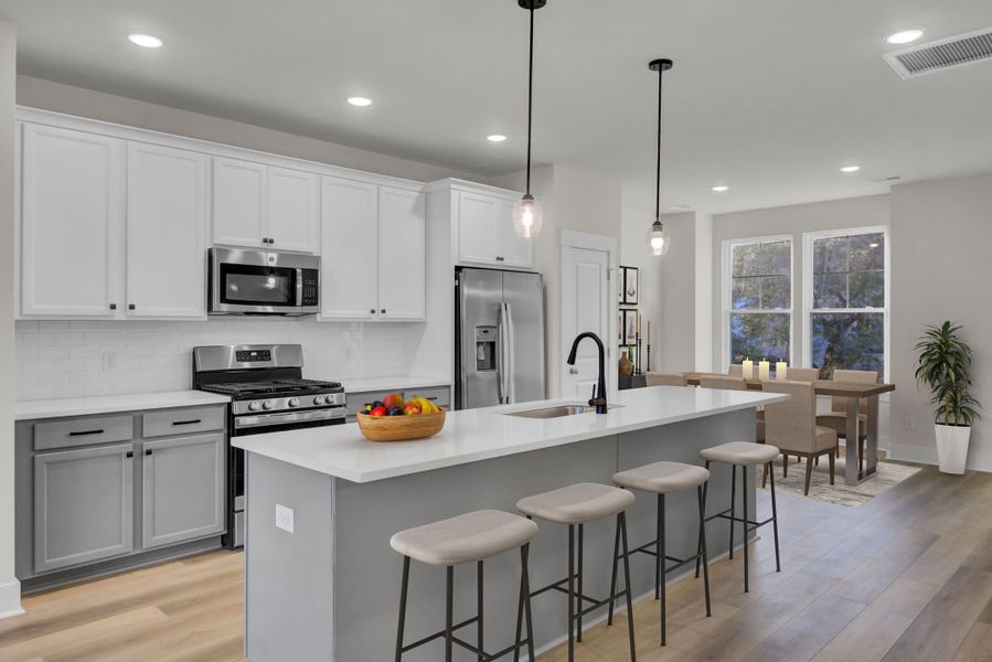 Furnished interior view inside a new home in , Summerville (Image 15).