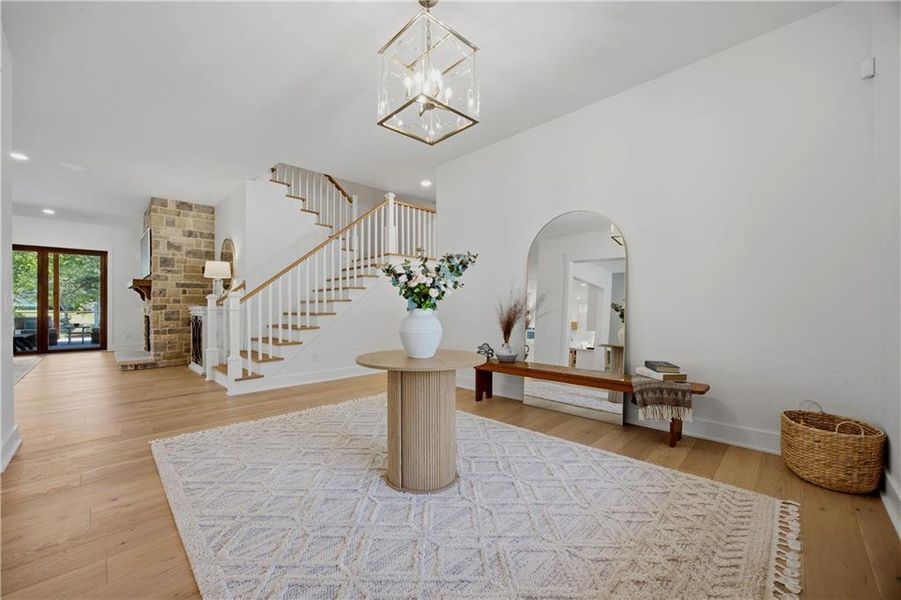 Furnished interior view inside a new home in , Sugar Hill (Image 18).