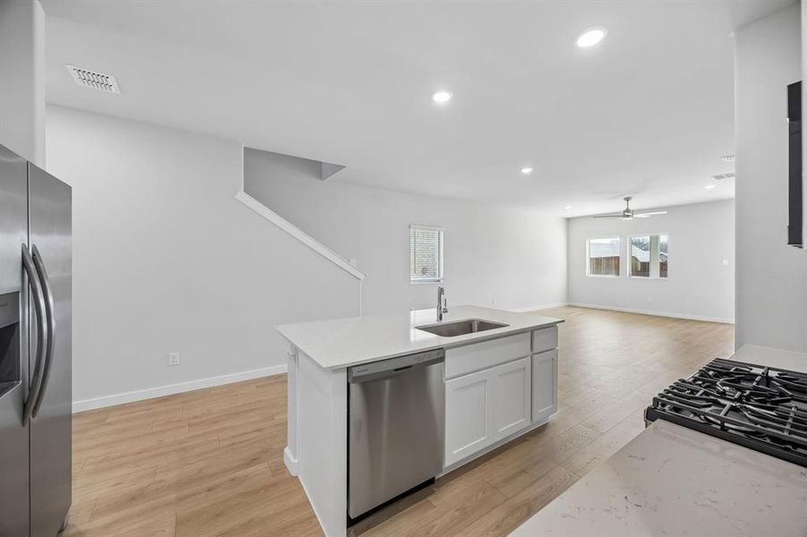 Open First Floor in the Mesquite home plan by Trophy Signature Homes – REPRESENTATIVE PHOTO Open First Floor in the Mesquite home plan by Trophy Signature Homes – REPRESENTATIVE PHOTO
