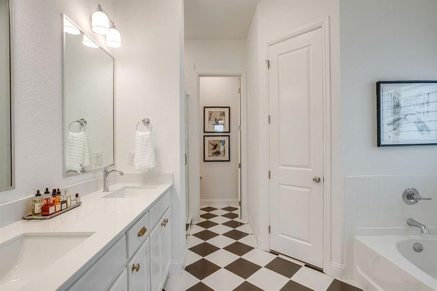 Upgraded designer tile