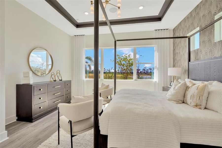 Furnished interior view inside a new home in Biscayne Landing at Seaire, Parrish (Image 2).
