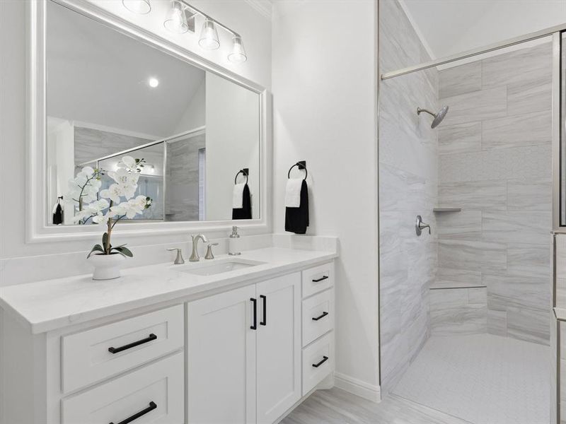 Furnished interior view inside a new home in , Azle (Image 35).