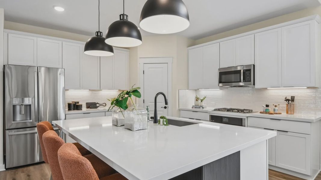 Furnished interior view inside a new home in Creeks Crossing, Elgin (Image 11).