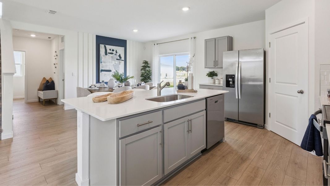 Furnished interior view inside a new home in Crossroads at Kelly Park, Apopka (Image 11).