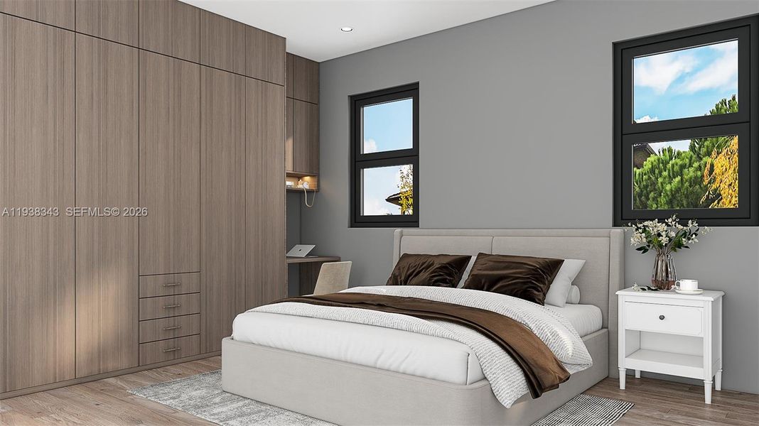 Furnished interior view inside a new home in , Fort Lauderdale (Image 18). Furnished interior view inside a new home in , Fort Lauderdale (Image 18).