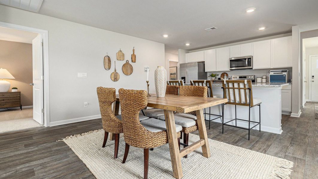 Furnished interior view inside a new home in Hunter's Branch, Hopkins (Image 3).