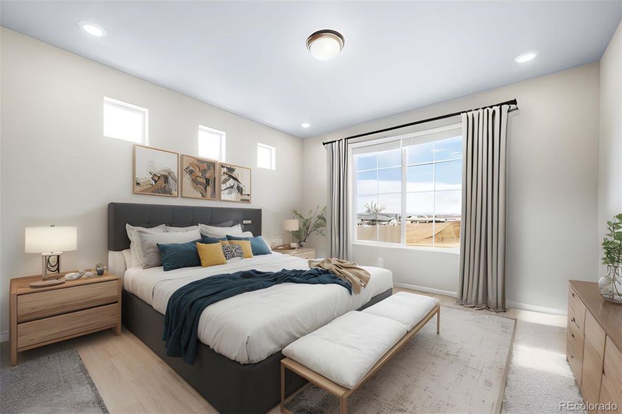 Furnished interior view inside a new home in , Aurora (Image 15).