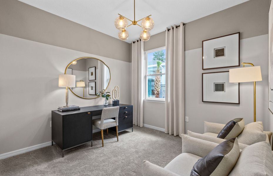 Representative furnished interior of a home built from the Heston by Pulte Homes in Canopy Preserve, Deland (Image 16).