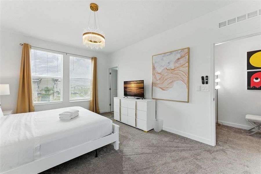 Furnished interior view inside a new home in , Davenport (Image 8).