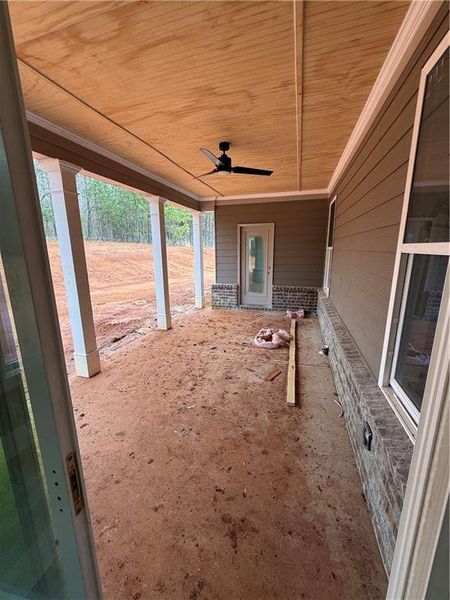 In-progress construction of a new home in , Hoschton, GA (Image 25).