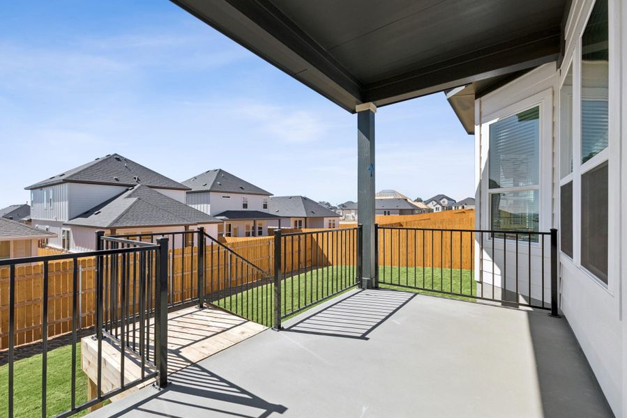 Exterior details and patio area of a home in Heritage, Dripping Springs (Image 2). Exterior details and patio area of a home in Heritage, Dripping Springs (Image 2).