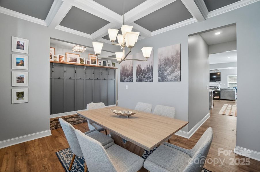 Furnished interior view inside a new home in , Monroe (Image 30).