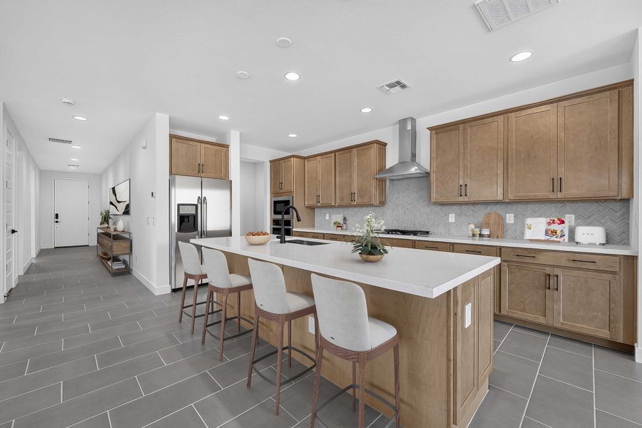 Furnished interior view inside a new home in Ladera Trails, Queen Creek (Image 3).