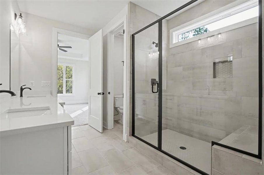 Furnished interior view inside a new home in , Cartersville (Image 13).