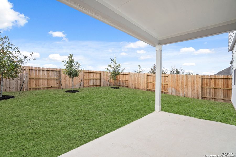 Exterior details and patio area of a home in Timber Creek, San Antonio (Image 4). Exterior details and patio area of a home in Timber Creek, San Antonio (Image 4).