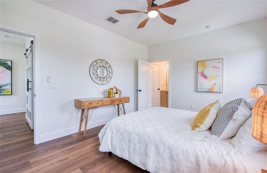 Furnished interior view inside a new home in , Palm Harbor (Image 48).
