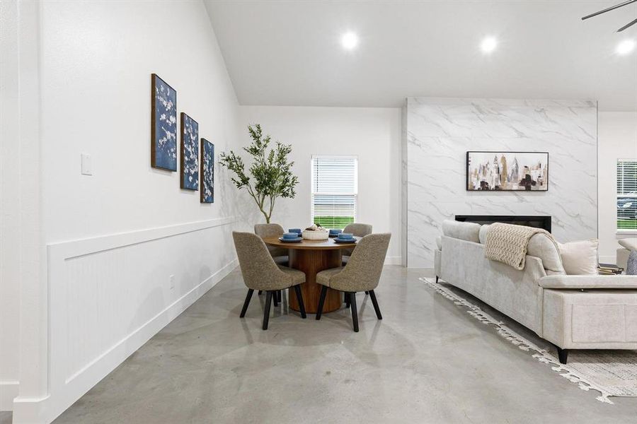 Furnished interior view inside a new home in , Denison (Image 9).