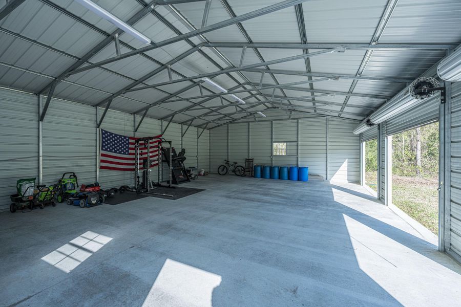Exterior details and patio area of a home in , Cottageville (Image 24).