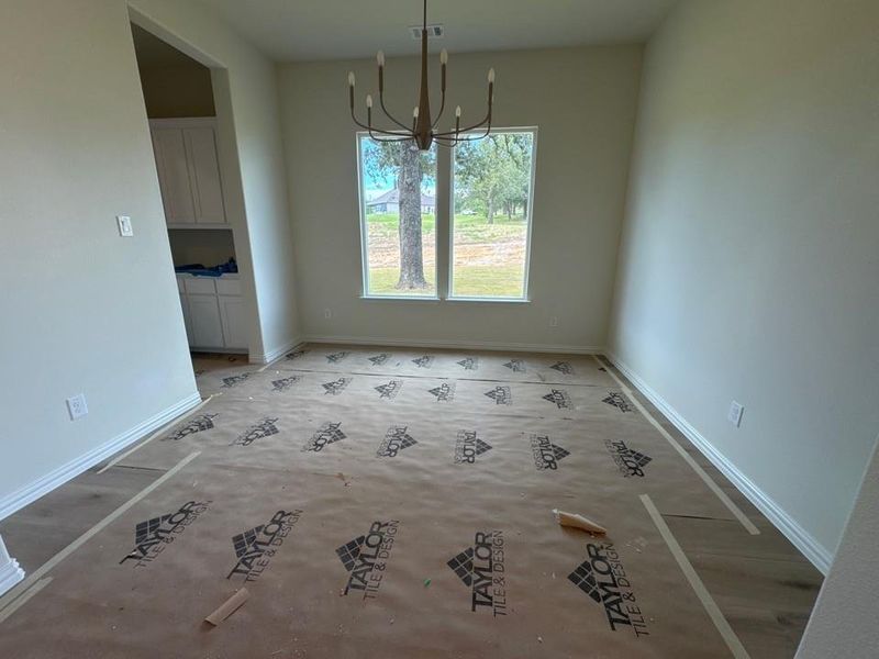 In-progress construction of a new home in Oak Grove Addition, Springtown, TX (Image 11).