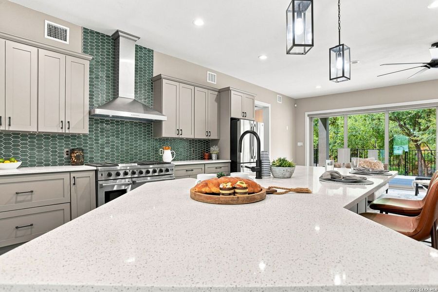 Furnished interior view inside a new home in , San Antonio (Image 7).