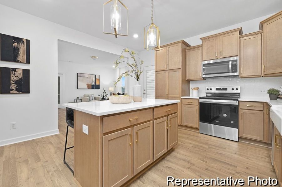 Furnished interior view inside a new home in Whispering Hills, Locust (Image 2).