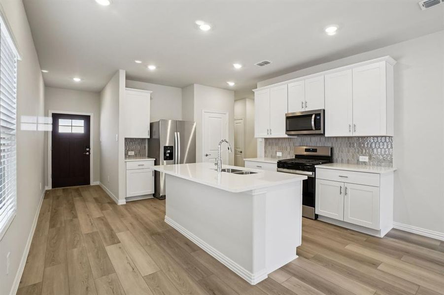 Furnished interior view inside a new home in Trails of Lavon - Spring Series, Lavon (Image 17).