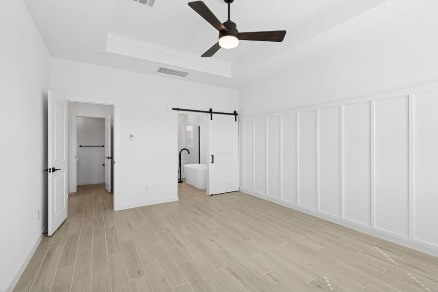 Private primary suite (*Photo not of actual home and used for illustration purposes only.) Private primary suite (*Photo not of actual home and used for illustration purposes only.)