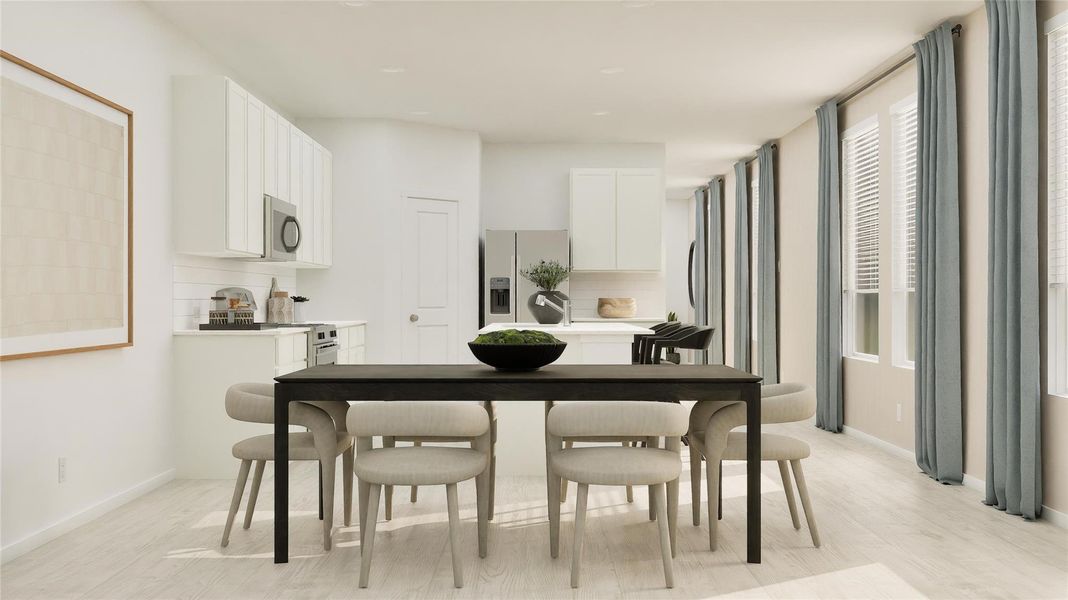 Furnished interior view inside a new home in Moore Landing, Magnolia (Image 4).