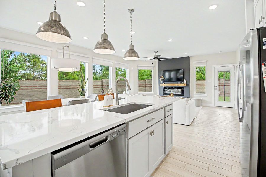 Furnished interior view inside a new home in , Cypress (Image 15).