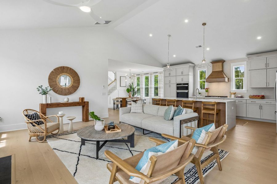 Furnished interior view inside a new home in Miller's Crossing, Johns Island (Image 12).