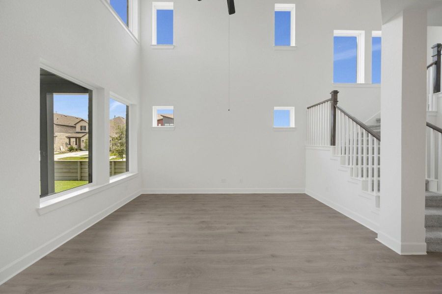 Spacious, unfurnished interior of a new home in Pomona - Grove Row Collection, Manvel (Image 22).
