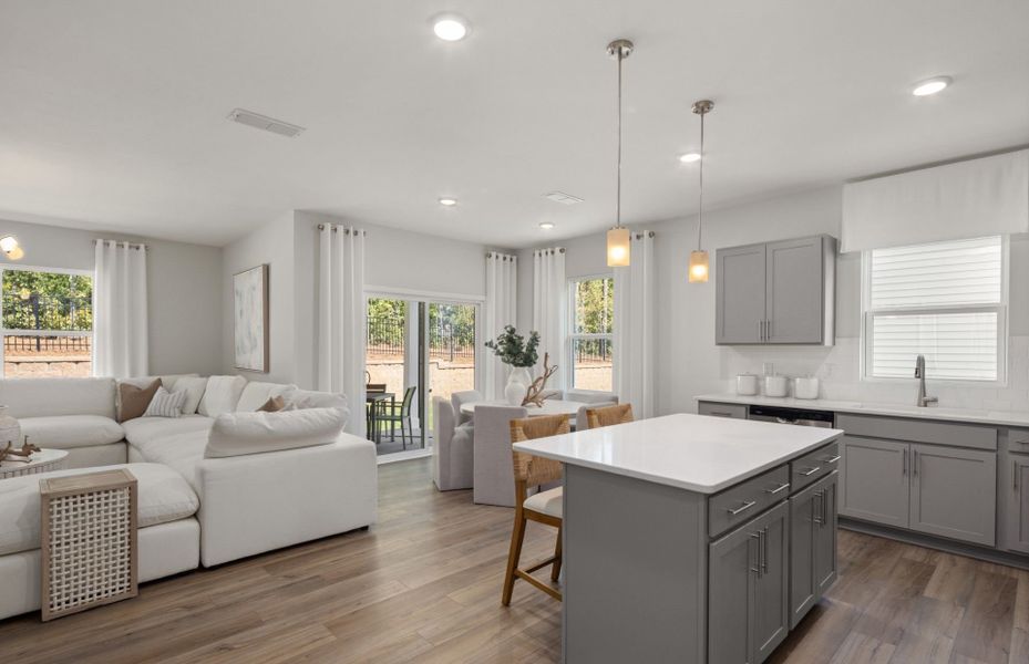 Furnished interior view inside a new home in Carpenter Falls, Durham (Image 8).