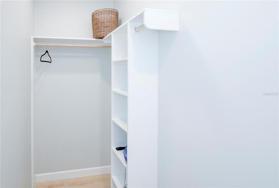 Custom walk in closet