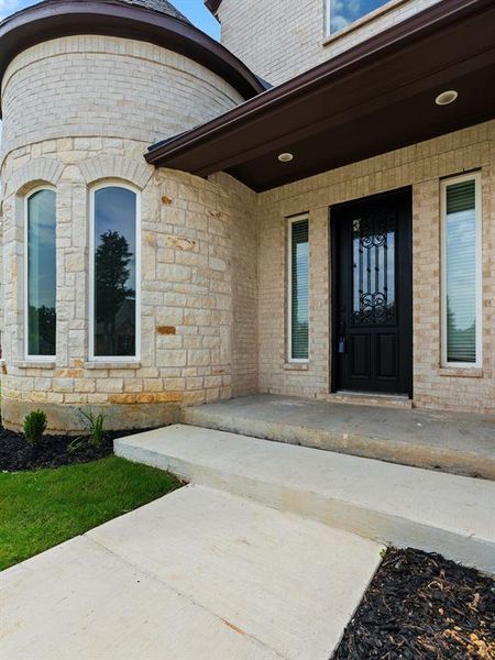 Exterior details and patio area of a home in , Denison (Image 23). Exterior details and patio area of a home in , Denison (Image 23).