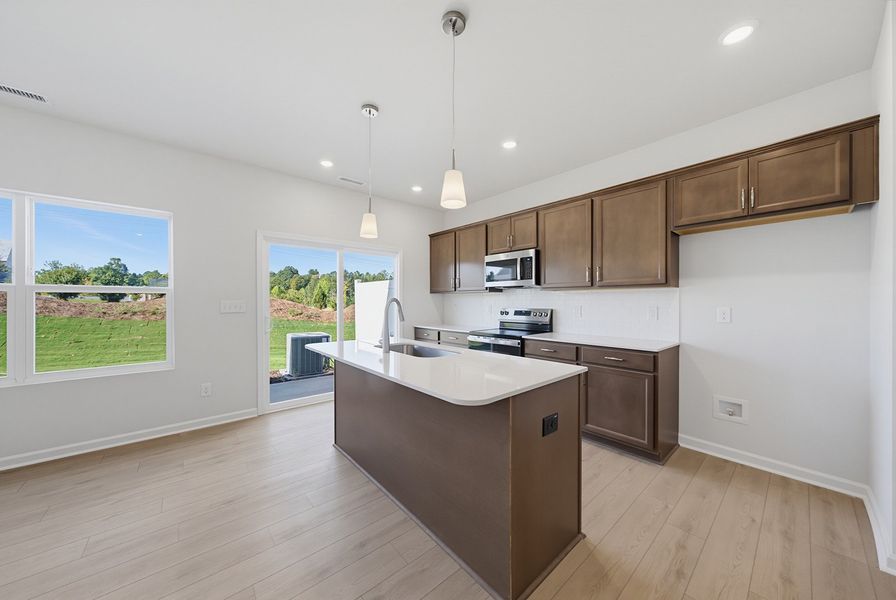 Furnished interior view inside a new home in Sweetbrier, Durham (Image 6).
