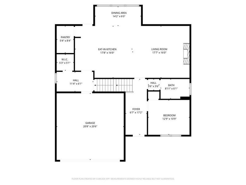 2D floor plan layout of this home in , Woodstock, GA (Image 7).