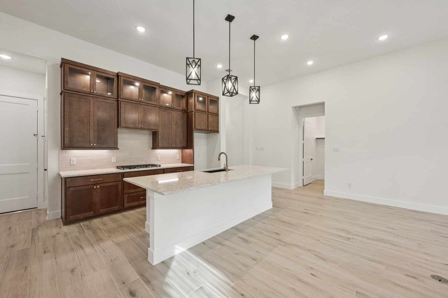Furnished interior view inside a new home in Wood Leaf Reserve, Tomball (Image 11).