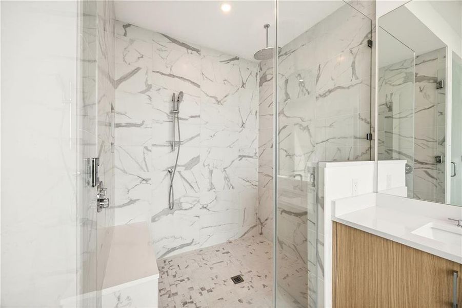 Furnished interior view inside a new home in The Dillon Buckhead, Atlanta (Image 9).