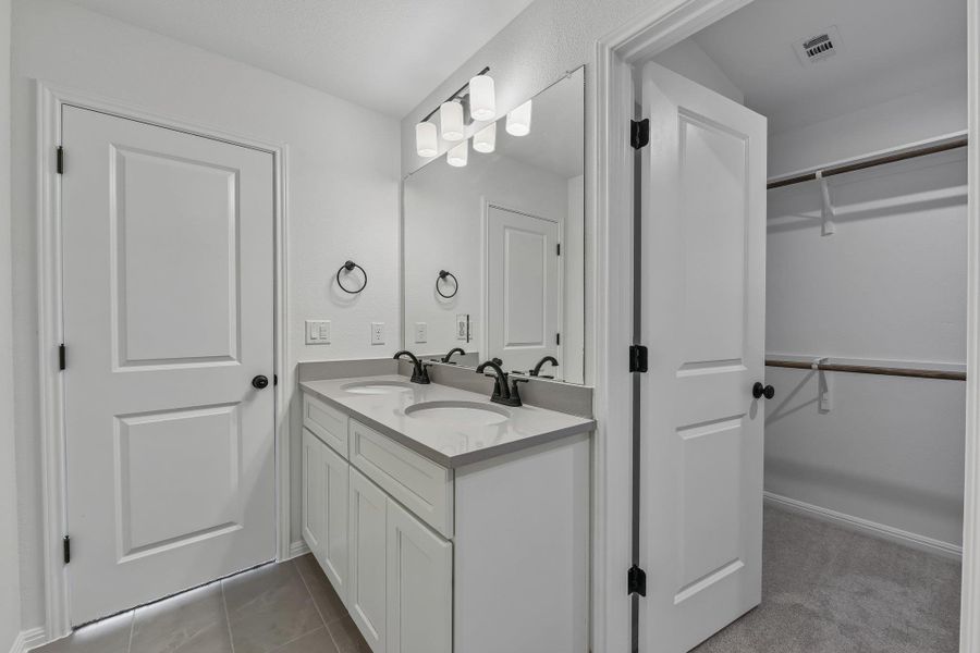 Furnished interior view inside a new home in Saddle Ridge at Wildhorse Ranch, Austin (Image 12).
