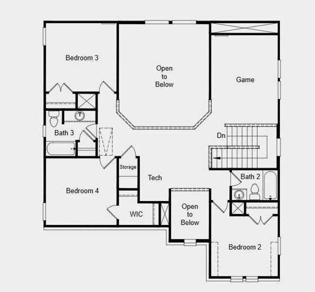 Structural options added include: gourmet kitchen, study in place of a flex room, fireplace in the gathering room, and windows in the dining.