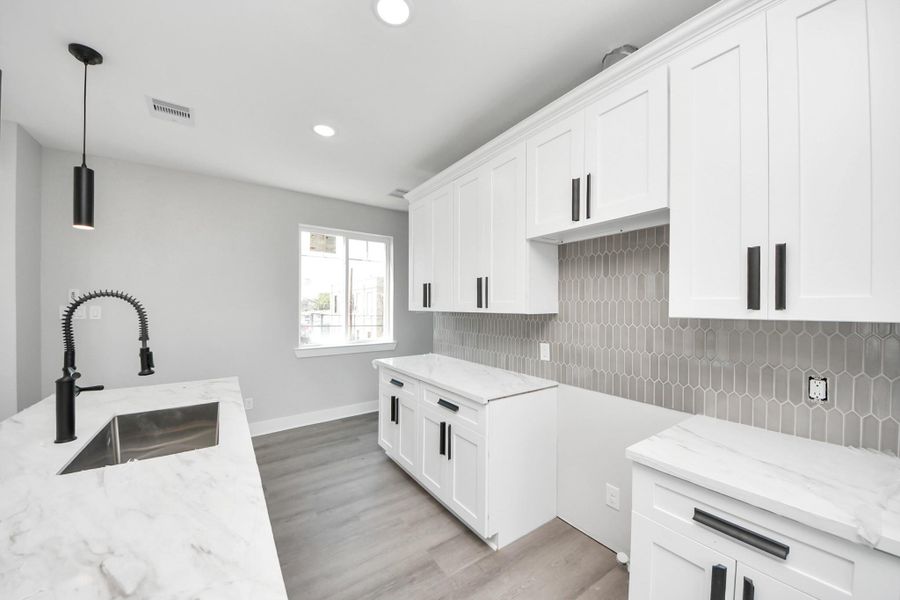 Furnished interior view inside a new home in , La Porte (Image 7). Furnished interior view inside a new home in , La Porte (Image 7).