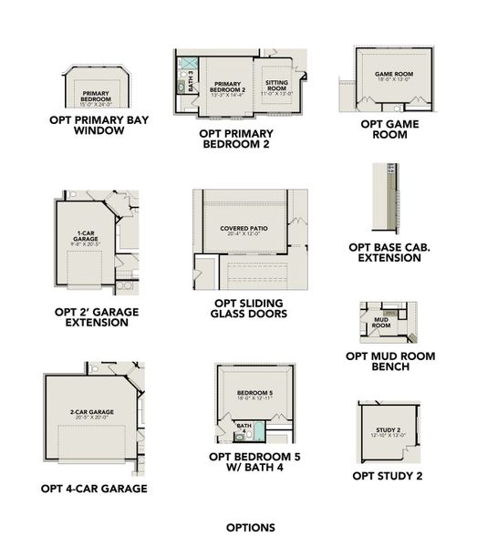 2D floor plan layout for the The Summerlin A by Davidson Homes LLC in Potranco Oaks, Castroville, TX (Image 5).
