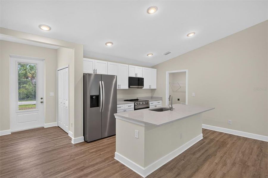 Furnished interior view inside a new home in , Port Charlotte (Image 5). Furnished interior view inside a new home in , Port Charlotte (Image 5).