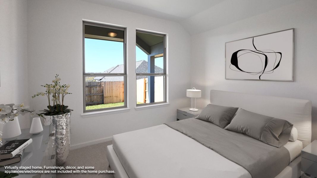 Furnished interior view inside a new home in Crosswinds, Kyle (Image 6). Furnished interior view inside a new home in Crosswinds, Kyle (Image 6).