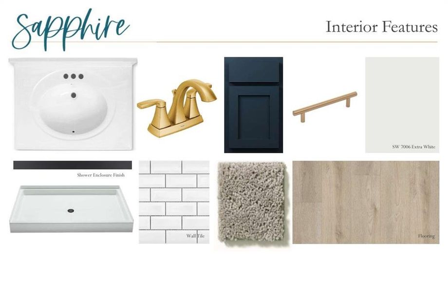 Sample of building materials used in homes in The Estates at Casteel, Bethlehem (Image 4).