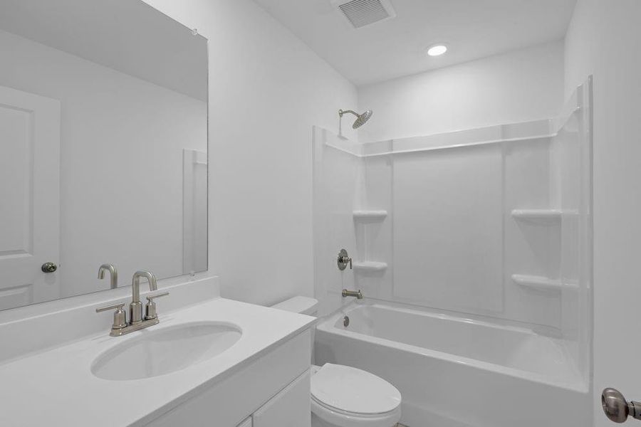 Furnished interior view inside a new home in Auburn Glen Towns, Dacula (Image 5).