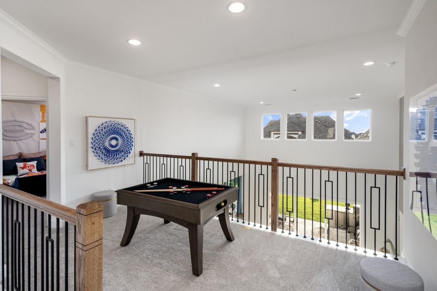 Representative furnished interior of a home built from the Eastland by UnionMain Homes in Cambridge Crossing, Celina (Image 35). Representative furnished interior of a home built from the Eastland by UnionMain Homes in Cambridge Crossing, Celina (Image 35).