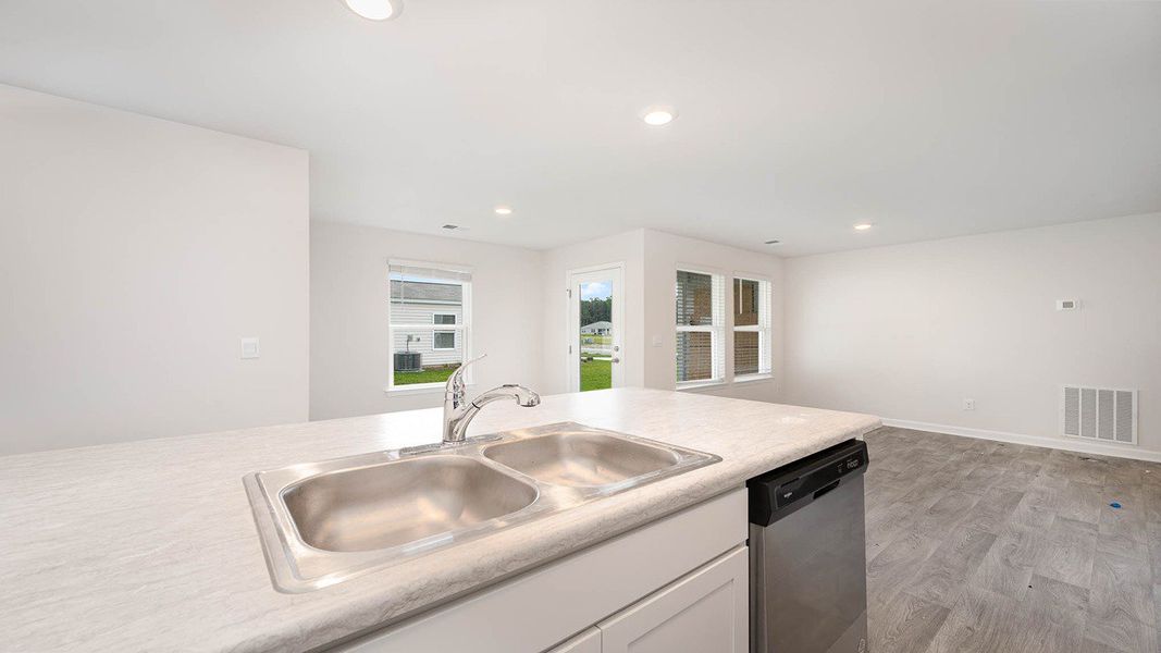 Representative furnished interior of a home built from the WYETH by D.R. Horton in Cottonwood Place, Tabor City (Image 6).
